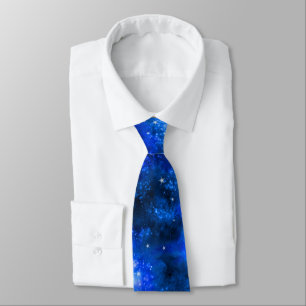 Cravate Nébuleuse spatiale de la galaxie bleue