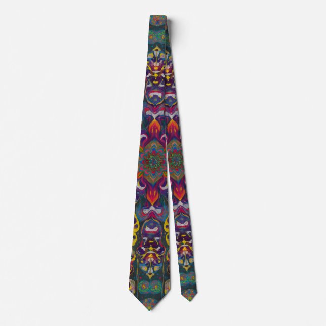 Cravate Neck Tie Abstruct Pattern beautiful tie (Devant)