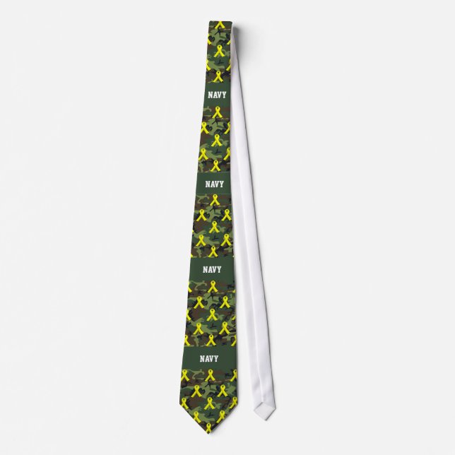 Cravate Necktie des anciens combattants de la guerre (Devant)