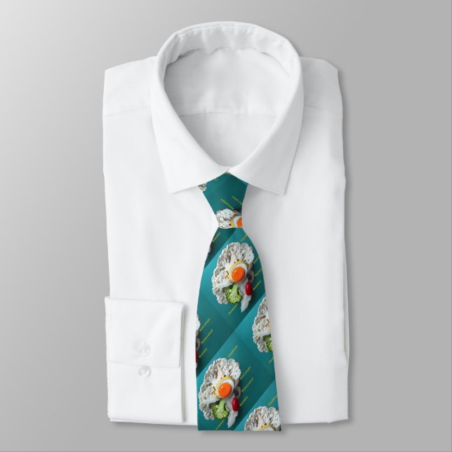 Cravate Necktie with brains (Attaché)