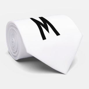 Cravate Neige blanche simple