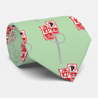 Cravate No parking anarchy sign