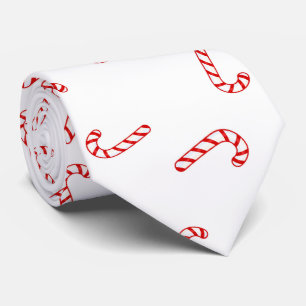 Cravate Noël Bonbon en Canne
