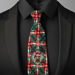 Cravate Noël Souris Fouine