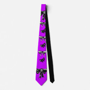 Cravate Nœud à Rubans Sucré (Pop Fuschia)