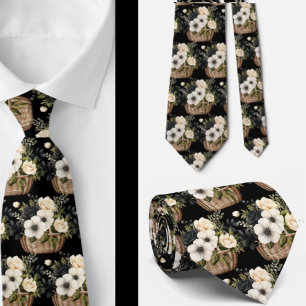 Cravate Nœud papillon pour homme   Nœud papillon floral po