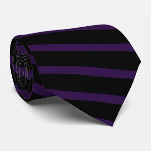 CRAVATE NOIR - BANDE DE PURPLE —COULEUR ARRIÈRE - PLAN 