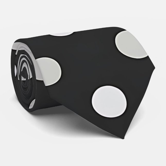 Cravate noir élégant (Roulé)