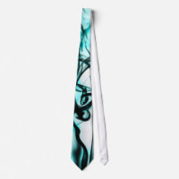 Noir et motif abstrait de fumée de Teal d'Aqua