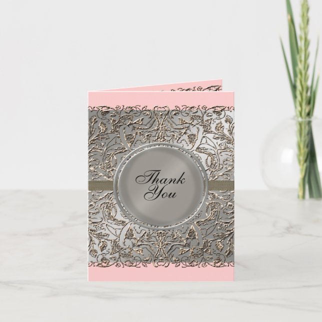 Cravate Noire Élégance, Merci Notes Cartes (Devant)