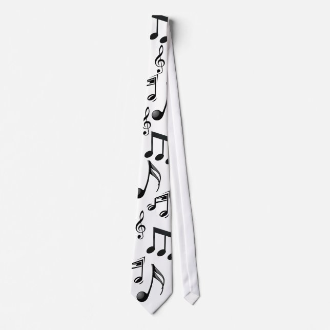 Cravate Notes de musique (Devant)