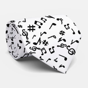 Cravate Notes musicales