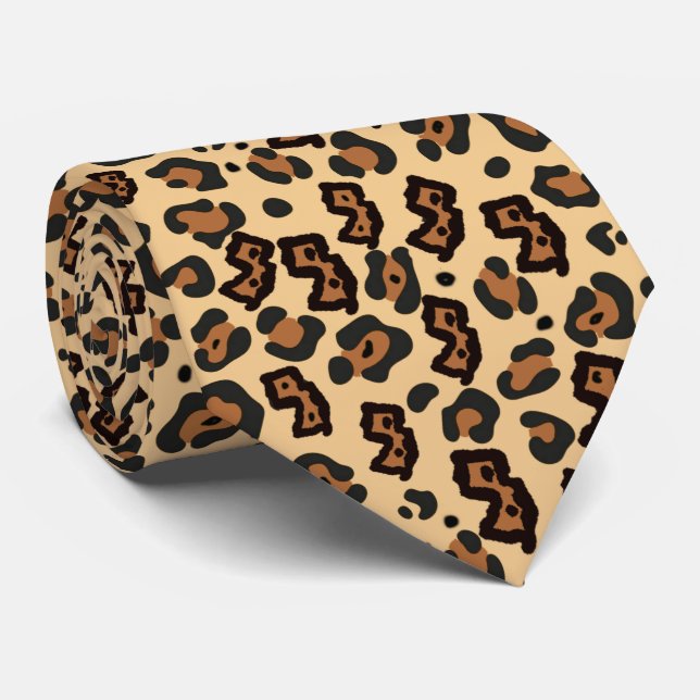 CRAVATE NOUVEAU GRADIENT JERSEY LEOPARD BANDANA (Roulé)