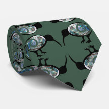NOUVELLE-ZÉLANDE KIWI OISEAU NOIR PAUA MOTIF NZ KO