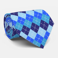 Nuances de bleu Argyle Sporty Preppy Personnalisé