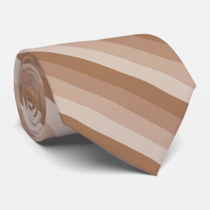 Cravate Nuances de rayures Brown