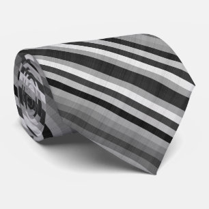 Cravate Nuances simples de rayures gris