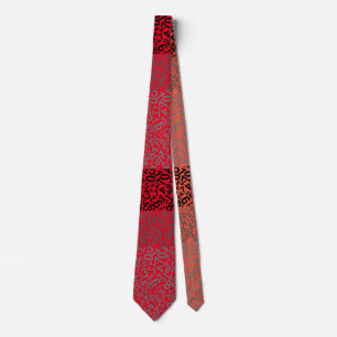 Cravate Numéro motif 01 w Rouge BG