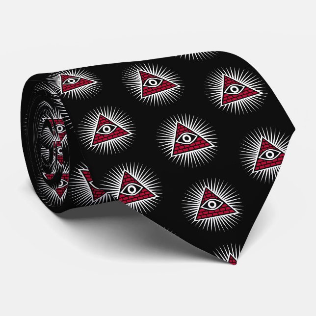 Cravate Oeil freemasonique (Roulé)
