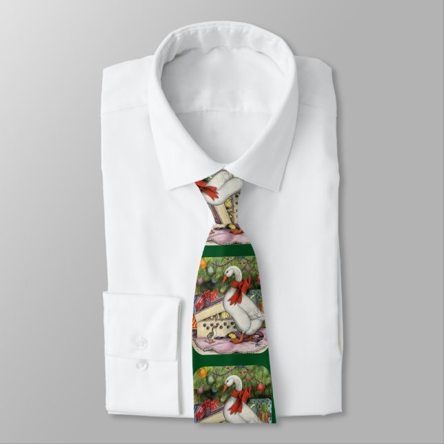 Cravate Oie de Noël (Attaché)