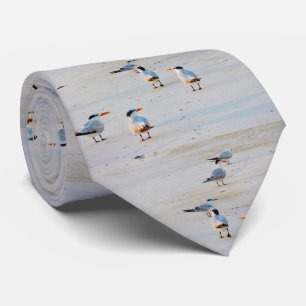 Cravate Oiseaux dans le surf
