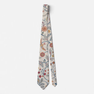 Cravate Oiseaux et fleurs, William Morris