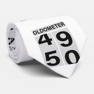 Cravate Oldomètre du 50e anniversaire