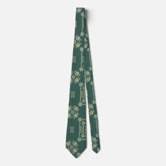 Cravate Olive Green Floral Tatreez Henné Thobe Robe