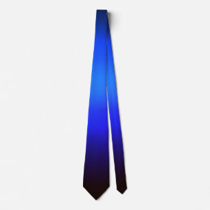 Cravate Ombre lumineux bleu dégradé