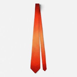 Cravate Ombre orange brûlé
