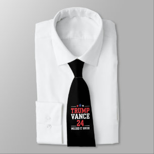 Cravate On a réussi, mec, on a gagné Trump Vance 47e 