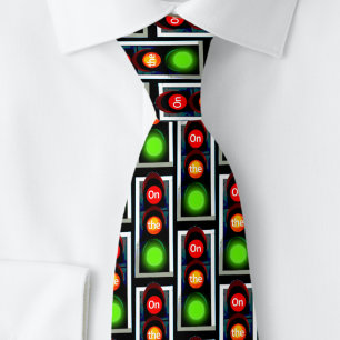 Cravate "On the Go" Traffic Lights Them