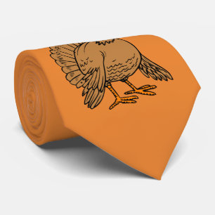 Cravate Orange mignonne de pèlerin de la Turquie de