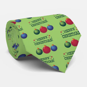 Cravate Ornements de Noël