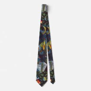 Cravate Orphisme vintage, Couple dans les bois par Macke