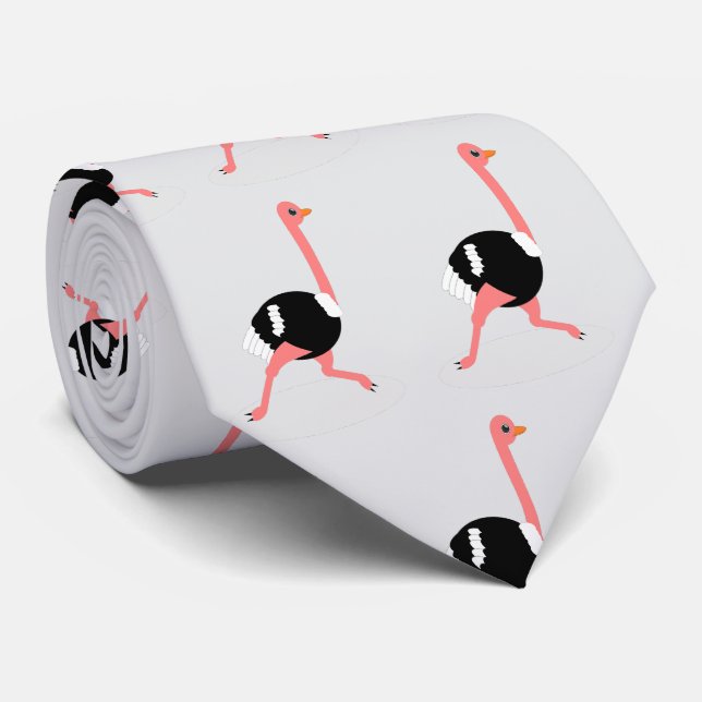 Cravate Ostrich Design (Roulé)