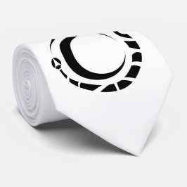 Cravate ouroboros et lune