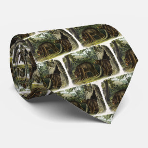 Cravate Ours de cannelle des Quadrupeds d'Audubon