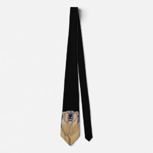 Cravate Ours Polaire Bear Art Neckties personnalis