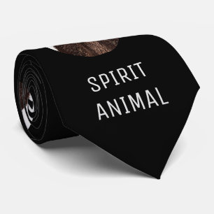Cravate Ourson Motif en noir