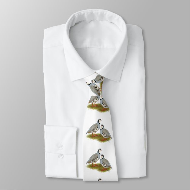 Cravate Paire de perdrix de Chukar (Attaché)