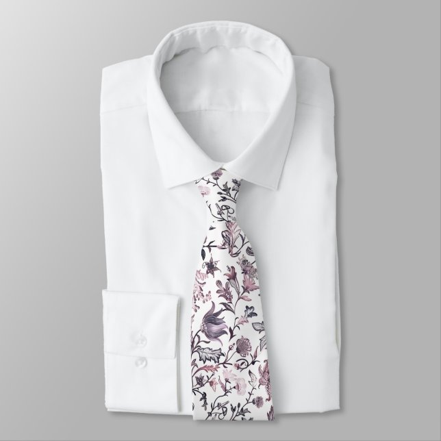 Cravate paisley jardin anglais (Attaché)