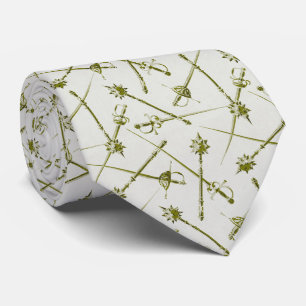 Cravate Pale Gold 1880s Melee Weapons Necktie