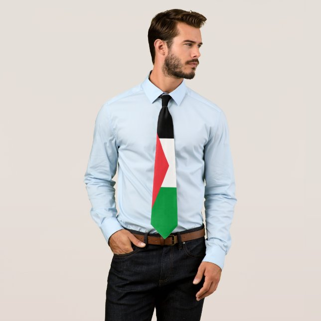 Cravate Palestinian Flag Design en ligne en ligne en ligne (En situation)