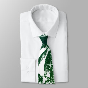 Cravate Palmiers tropicaux