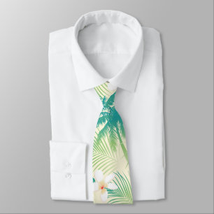 Cravate Palmiers tropicaux d'été