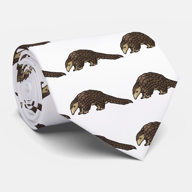 Cravate Pangolin Sunda (Roulé)