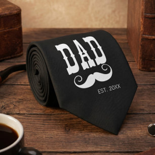 Cravate Papa a établi la moustache année vintage western