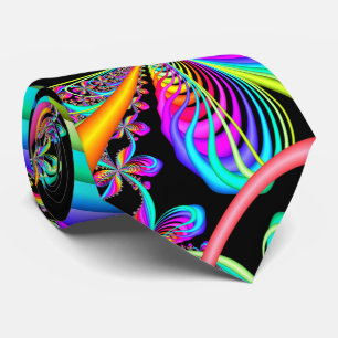 Cravate Papillon lunatique de fractale