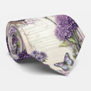 Cravate Papillon pourpre